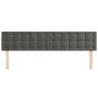 Headboards 2 units of dark gray velvet 80x5x78/88 cm by vidaXL, Headboards and footboards - Ref: Foro24-346491, Price: 66,39 ...