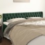 Headboards 2 units of dark green velvet 100x7x78/88 cm by vidaXL, Headboards and footboards - Ref: Foro24-346393, Price: 86,6...