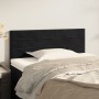 Cabecero de terciopelo negro 80x5x78/88 cm de vidaXL, Cabeceros y pies de cama - Ref: Foro24-346112, Precio: 38,37 €, Descuen...