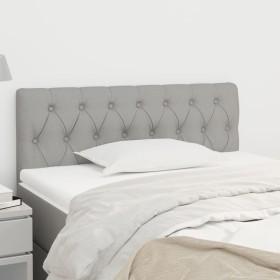 Light gray fabric headboard 100x7x78/88 cm by vidaXL, Headboards and footboards - Ref: Foro24-346326, Price: 50,36 €, Discoun...