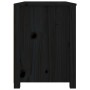 Solid black pine wood auxiliary cabinet 100x40x54 cm by vidaXL, Sideboards - Ref: Foro24-821778, Price: 159,95 €, Discount: %