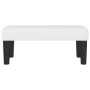 Banco de cuero sintético blanco 70x30x30 cm de vidaXL, Bancos - Ref: Foro24-346633, Precio: 43,00 €, Descuento: %