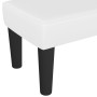 Banco de cuero sintético blanco 70x30x30 cm de vidaXL, Bancos - Ref: Foro24-346633, Precio: 43,00 €, Descuento: %