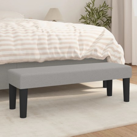 Light gray fabric bench 100x30x30 cm by vidaXL, Banks - Ref: Foro24-346644, Price: 43,98 €, Discount: %