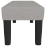 Banco de tela gris claro 100x30x30 cm de vidaXL, Bancos - Ref: Foro24-346644, Precio: 43,98 €, Descuento: %