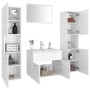 White engineered wood bathroom furniture set by vidaXL, Bathroom furniture - Ref: Foro24-3071225, Price: 280,62 €, Discount: %