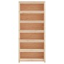 Estantería madera maciza de pino 80x35x183 cm de vidaXL, Librerías y estanterías - Ref: Foro24-821694, Precio: 156,99 €, Desc...