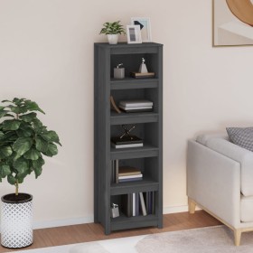 Solid gray pine wood shelf 50x35x154 cm by vidaXL, Bookcases and shelves - Ref: Foro24-821716, Price: 130,99 €, Discount: %