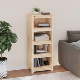 Solid pine wood shelf 50 x 35 x 125.5 cm by vidaXL, Bookcases and shelves - Ref: Foro24-821709, Price: 92,99 €, Discount: %