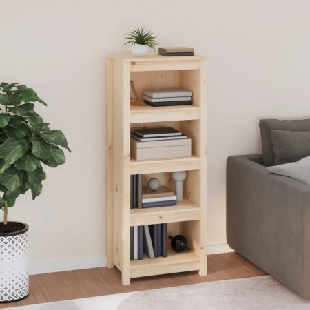 Solid pine wood shelf 50 x 35 x 125.5 cm by vidaXL, Bookcases and shelves - Ref: Foro24-821709, Price: 92,89 €, Discount: %