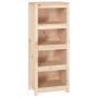 Solid pine wood shelf 50 x 35 x 125.5 cm by vidaXL, Bookcases and shelves - Ref: Foro24-821709, Price: 92,89 €, Discount: %