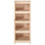 Solid pine wood shelf 50 x 35 x 125.5 cm by vidaXL, Bookcases and shelves - Ref: Foro24-821709, Price: 92,89 €, Discount: %