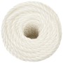 White polypropylene work rope 12 mm 250 m by vidaXL, Ropes and metal cords - Ref: Foro24-153058, Price: 92,46 €, Discount: %