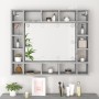 Sonoma gray furniture with mirror and LED 91x15x76.5 cm by vidaXL, bathroom vanities - Ref: Foro24-820449, Price: 79,61 €, Di...