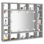 Sonoma gray furniture with mirror and LED 91x15x76.5 cm by vidaXL, bathroom vanities - Ref: Foro24-820449, Price: 79,61 €, Di...