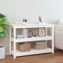 Solid white pine wood console table 110x40x74 cm by vidaXL, Side tables - Ref: Foro24-821665, Price: 131,02 €, Discount: %