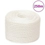 White polypropylene work rope 10 mm 250 m by vidaXL, Ropes and metal cords - Ref: Foro24-153053, Price: 66,77 €, Discount: %