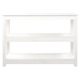 Solid white pine wood console table 110x40x74 cm by vidaXL, Side tables - Ref: Foro24-821665, Price: 131,02 €, Discount: %