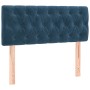 Cabecero de terciopelo azul oscuro 90x7x78/88 cm de vidaXL, Cabeceros y pies de cama - Ref: Foro24-346324, Precio: 59,74 €, D...