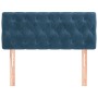 Cabecero de terciopelo azul oscuro 90x7x78/88 cm de vidaXL, Cabeceros y pies de cama - Ref: Foro24-346324, Precio: 59,74 €, D...