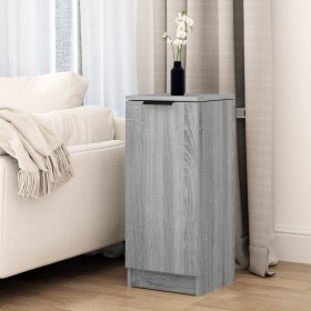 Sonoma gray plywood sideboard 30x30x70 cm by vidaXL, Sideboards - Ref: Foro24-817008, Price: 49,99 €, Discount: %