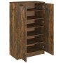 Schuhschrank aus geräuchertem Eichensperrholz, 59 x 35 x 100 cm von vidaXL, Schuhregale und Schuhorganisatoren - Ref: Foro24-...