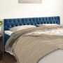 Headboards 2 units of dark blue velvet 100x7x78/88 cm by vidaXL, Headboards and footboards - Ref: Foro24-346394, Price: 86,81...