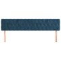 Headboards 2 units of dark blue velvet 100x7x78/88 cm by vidaXL, Headboards and footboards - Ref: Foro24-346394, Price: 86,81...