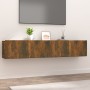 TV furniture 2 pcs engineered wood oak color 80x30x30 cm by vidaXL, TV Furniture - Ref: Foro24-820463, Price: 77,63 €, Discou...