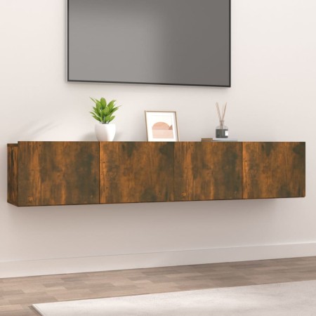 Muebles de TV 2 uds madera ingeniería color roble 80x30x30 cm de vidaXL, Muebles TV - Ref: Foro24-820463, Precio: 73,99 €, De...