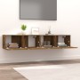 TV furniture 2 pcs engineered wood oak color 80x30x30 cm by vidaXL, TV Furniture - Ref: Foro24-820463, Price: 77,63 €, Discou...