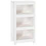 Estantería madera maciza de pino blanca 50x35x97 cm de vidaXL, Librerías y estanterías - Ref: Foro24-821705, Precio: 78,02 €,...