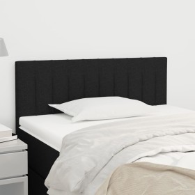 Cabecero de tela negro 100x5x78/88 cm de vidaXL, Cabeceros y pies de cama - Ref: Foro24-346230, Precio: 47,18 €, Descuento: %