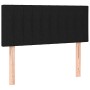 Cabecero de tela negro 100x5x78/88 cm de vidaXL, Cabeceros y pies de cama - Ref: Foro24-346230, Precio: 47,18 €, Descuento: %