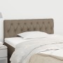 Taupe gray fabric headboard 90x7x78/88 cm by vidaXL, Headboards and footboards - Ref: Foro24-346316, Price: 54,92 €, Discount: %