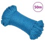 Blue polypropylene work rope 8 mm 50 m by vidaXL, Ropes and metal cords - Ref: Foro24-152968, Price: 12,55 €, Discount: %