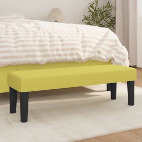 Green fabric bench 100x30x30 cm by vidaXL, Banks - Ref: Foro24-346651, Price: 31,75 €, Discount: %