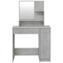 Concrete gray dressing table with mirror 86.5x35x136 cm by vidaXL, Bedroom Dressers - Ref: Foro24-802961, Price: 86,01 €, Dis...