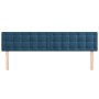 Headboards 2 units of dark blue velvet 80x5x78/88 cm by vidaXL, Headboards and footboards - Ref: Foro24-346494, Price: 65,99 ...