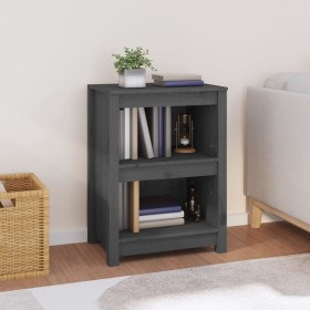 Solid pine wood shelf in gray, 50x35x68 cm by vidaXL, Bookcases and shelves - Ref: Foro24-821701, Price: 67,99 €, Discount: %