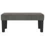 Banco de terciopelo gris oscuro 70x30x30 cm de vidaXL, Bancos - Ref: Foro24-346639, Precio: 35,70 €, Descuento: %