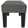 Banco de terciopelo gris oscuro 70x30x30 cm de vidaXL, Bancos - Ref: Foro24-346639, Precio: 35,70 €, Descuento: %