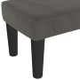 Banco de terciopelo gris oscuro 70x30x30 cm de vidaXL, Bancos - Ref: Foro24-346639, Precio: 35,70 €, Descuento: %