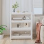 Solid white pine wood shelf 80x35x97 cm by vidaXL, Bookcases and shelves - Ref: Foro24-821680, Price: 125,22 €, Discount: %