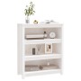 Estantería madera maciza de pino blanca 80x35x97 cm de vidaXL, Librerías y estanterías - Ref: Foro24-821680, Precio: 125,22 €...