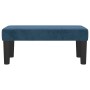 Banco de terciopelo azul oscuro 70x30x30 cm de vidaXL, Bancos - Ref: Foro24-346642, Precio: 42,47 €, Descuento: %