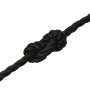 Black polypropylene work rope 12 mm 250 m by vidaXL, Ropes and metal cords - Ref: Foro24-153019, Price: 94,14 €, Discount: %