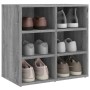 Mueble zapatero color gris Sonoma 52,5x30x50 cm de vidaXL, Taquillas y armarios de almacenamiento - Ref: Foro24-820510, Preci...