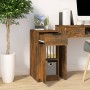 Smoked oak chipboard desk cabinet 33.5x50x75 cm by vidaXL, Lockers and storage cabinets - Ref: Foro24-817129, Price: 57,98 €,...