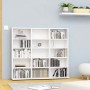 White plywood CD cabinet 102x23x89.5 cm by vidaXL, CD and DVD storage - Ref: Foro24-801787, Price: 64,25 €, Discount: %